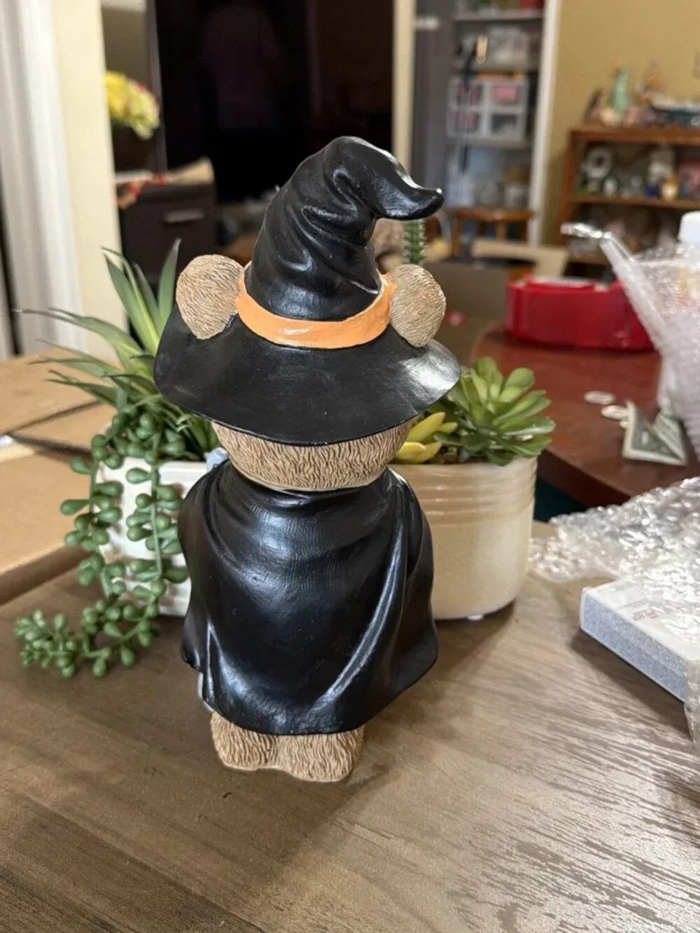 Viral Halloween Witch Teddy Bear Figurine - NWOT